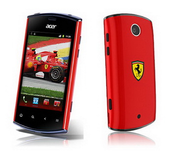 acer liquidimini Ferrari Edition